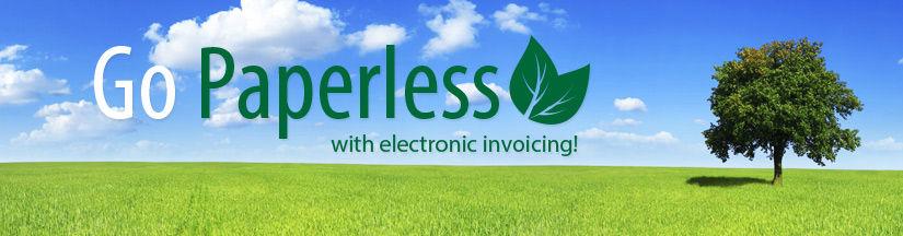 Go Paperless with Electronic Invoicing